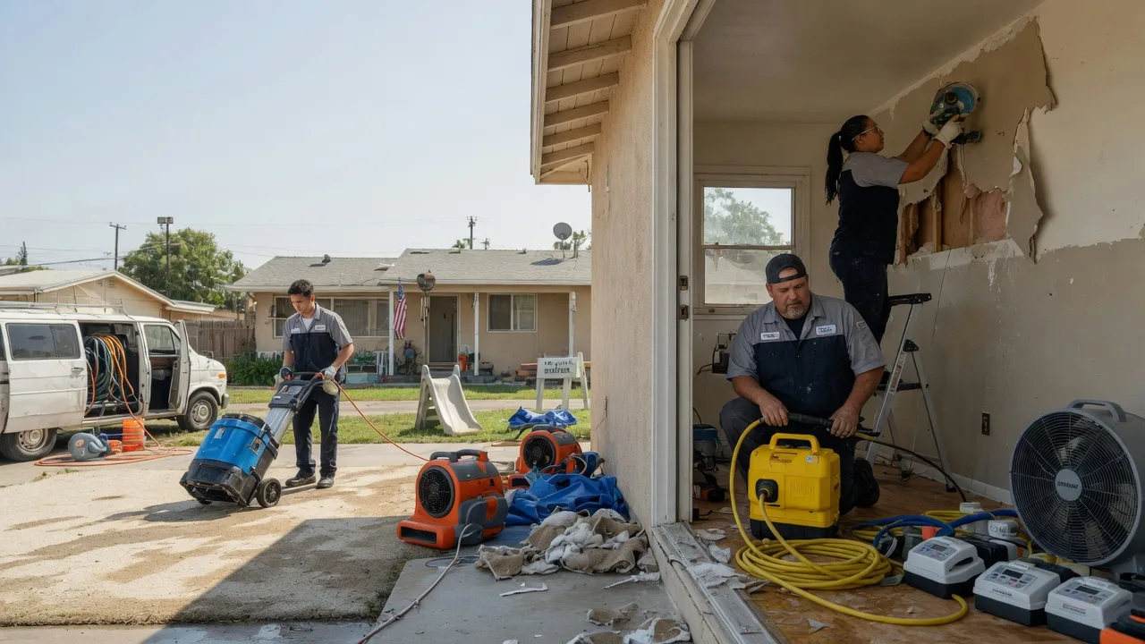 Water Damage Restoration in Ottine, TX near me